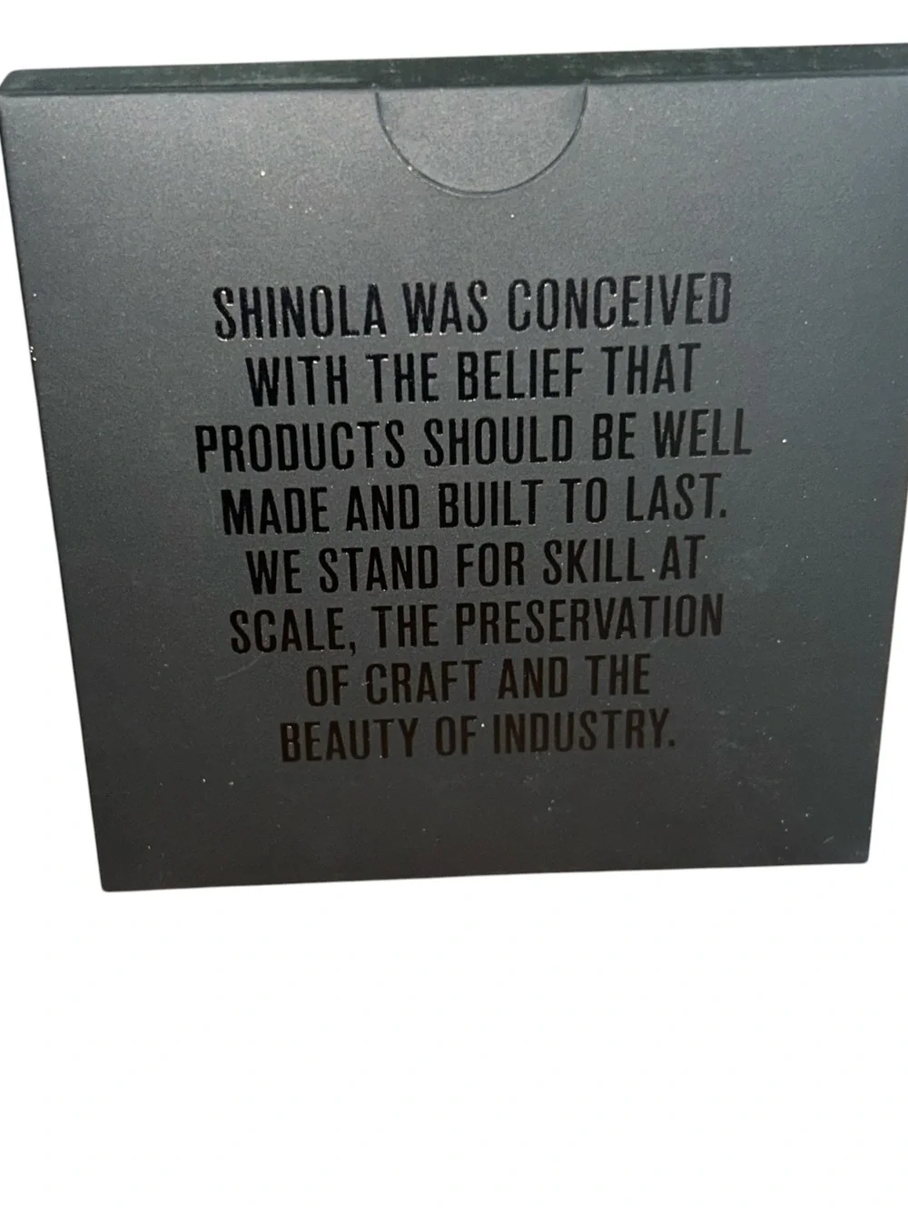 Shinola Detroit Wood Watch Box Case Display Storage Box With Pillow & Booklets
